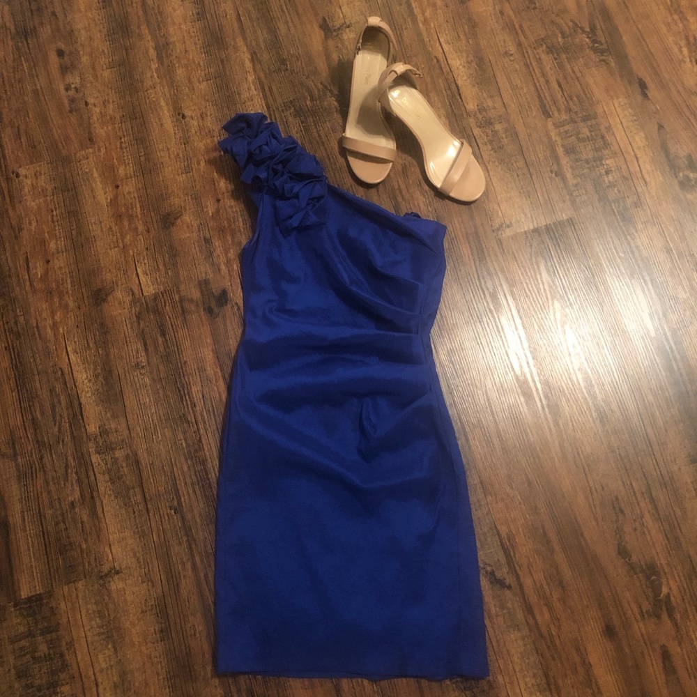 Cobalt blue dress